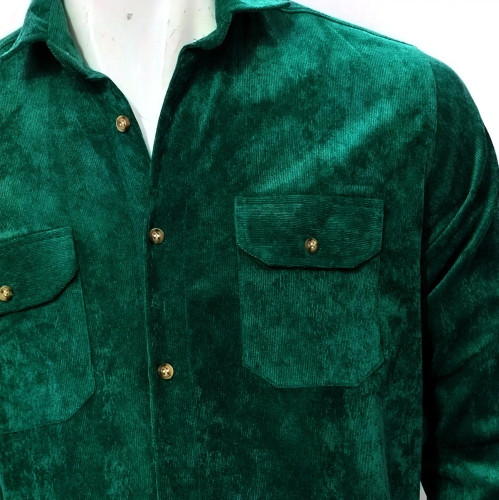 پیراهن مردانه مخمل نخ کبریتی عکس غیرژرنال جیب پاکتی پارچه خارجی اعلا