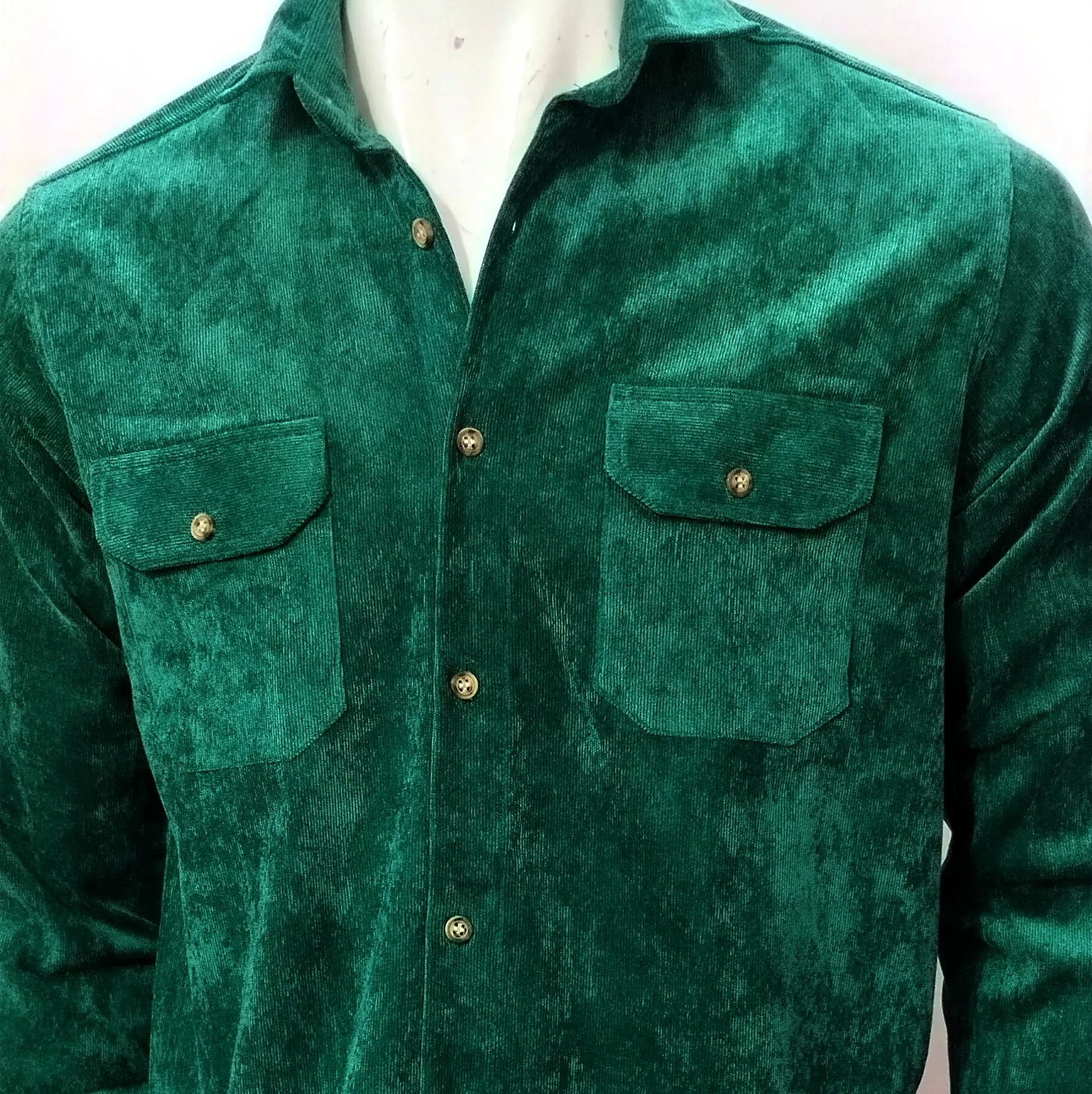 پیراهن مردانه مخمل نخ کبریتی عکس غیرژرنال جیب پاکتی پارچه خارجی اعلا