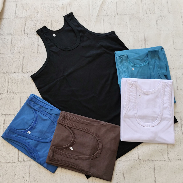 زیرپوش رکابی دو رو پرنس رنگ بندی سایز L و XL