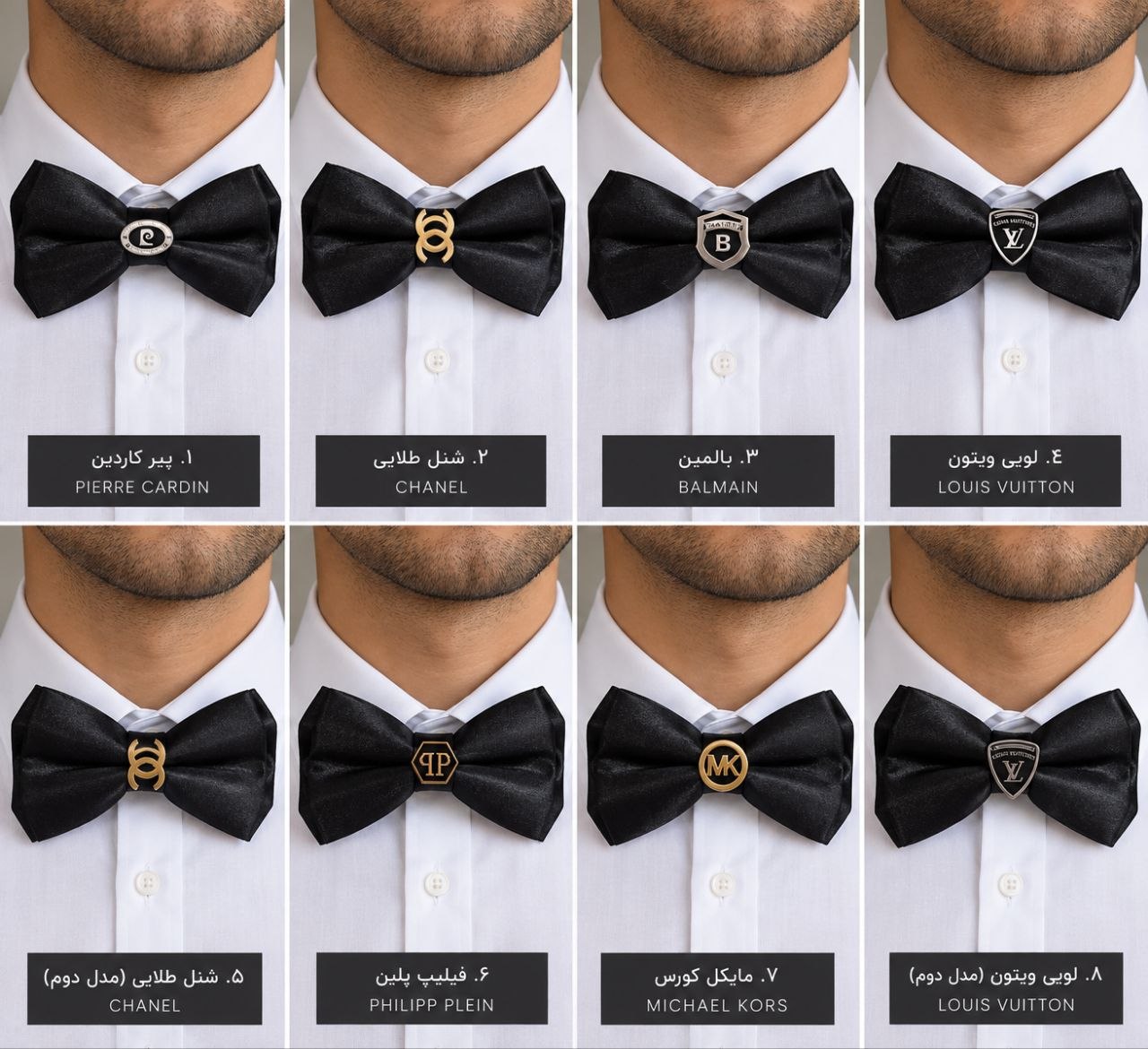 پاپیون مجلسی مردانه مشکی