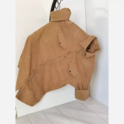 پیراهن مردانه مخمل نخ کبریتی دوجیب